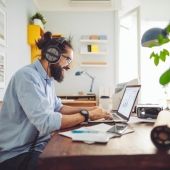 Man at computer