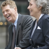 62 Working During Retirement | Palm Beach, FL #Retirement #IRA #401K #RetirementPlanning 2 businessman and woman older right