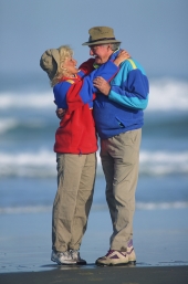 Funding Your #1 Future with a Fixed Annuity | Palm Beach, FL 2 couple hug on beach